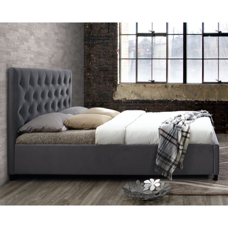 Birlea Cologne 5ft Kingsize Bed Frame, Grey