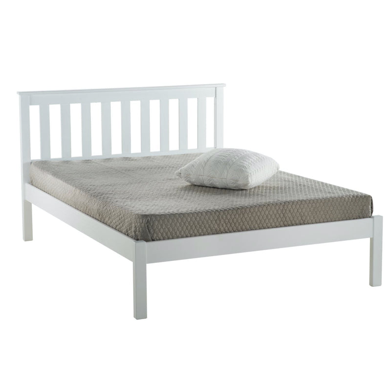 Birlea Denver Low End 4ft 6in Double Bed Frame, White