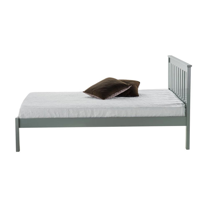 Birlea Denver Low End 4ft Small Double Bed Frame, Grey