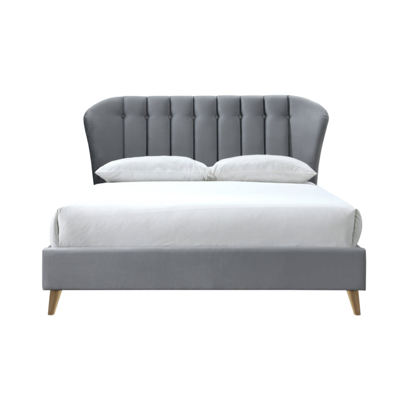 Birlea Elm 4ft 6in Double Bed Frame, Grey