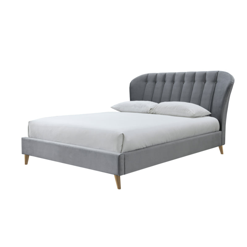 Birlea Elm 4ft 6in Double Bed Frame, Grey