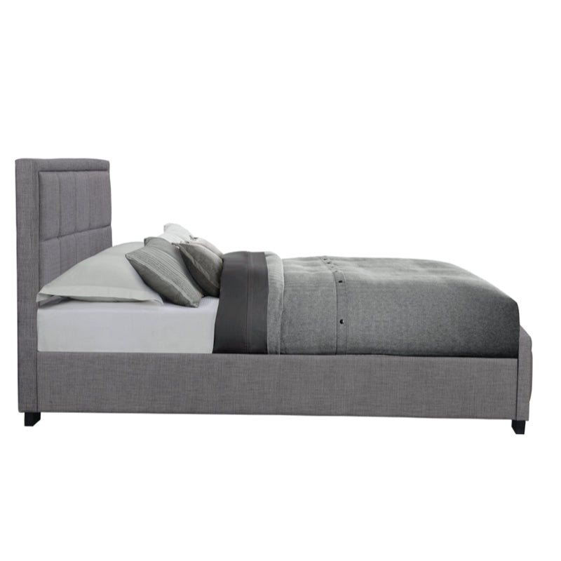 Birlea Hannover Fabric 4ft Small Double Bed Frame, Grey