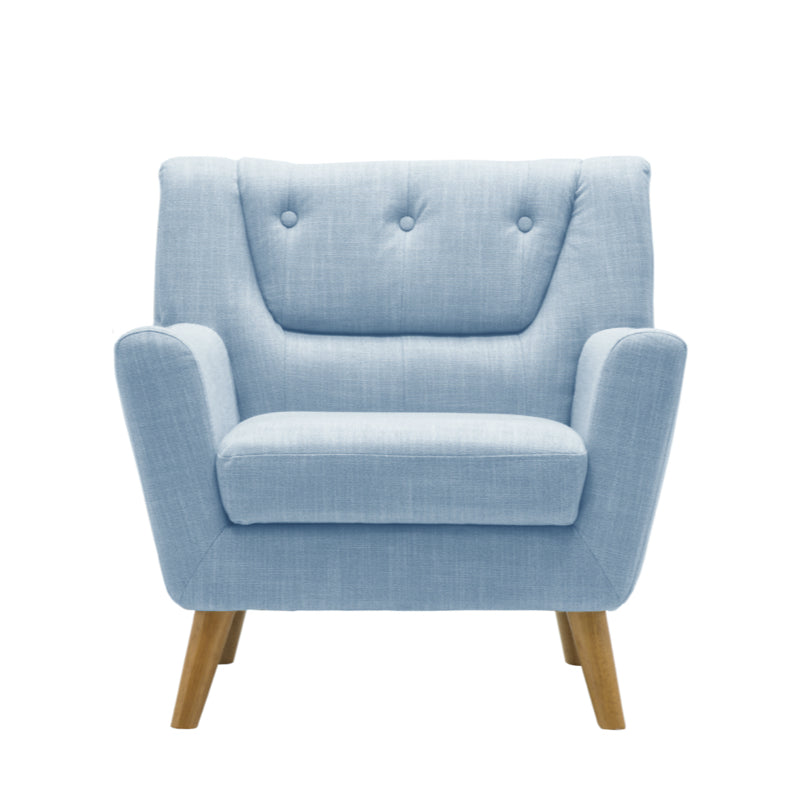 Birlea Lambeth Chair, Duck Egg Blue