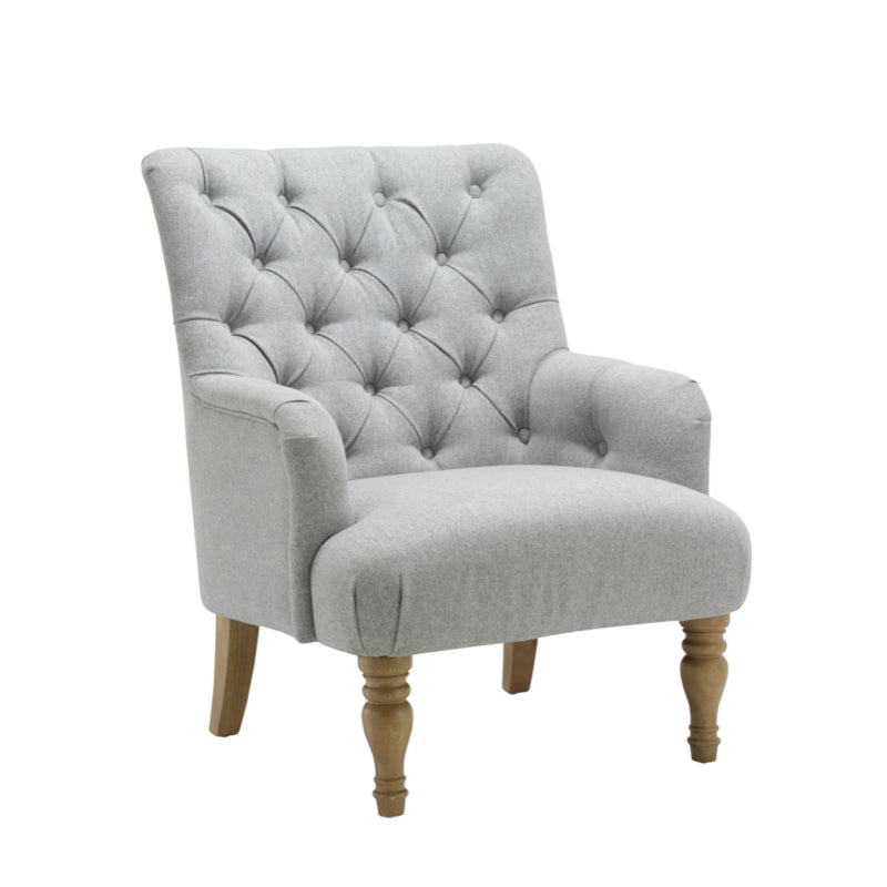 Birlea Padstow Chair, Grey