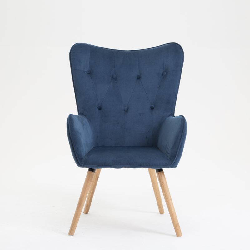 Birlea Willow Chair, Midnight Blue