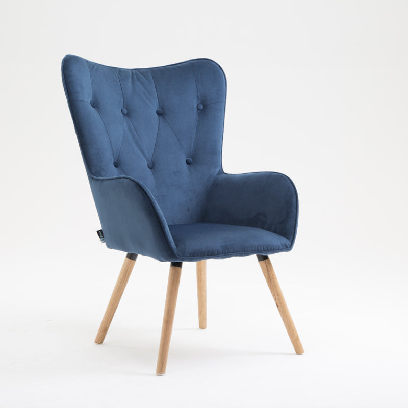 Birlea Willow Chair, Midnight Blue