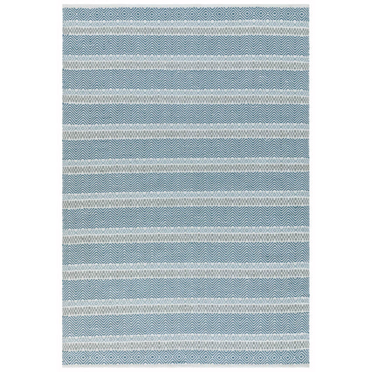 Asiatic Boardwalk Blue Multi, Stripe Rug