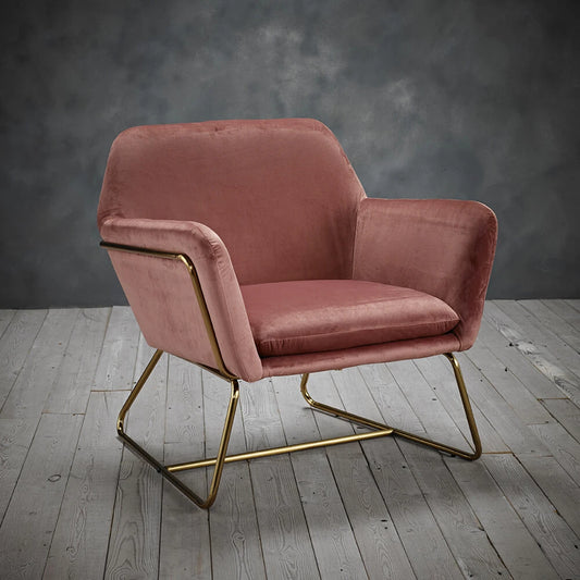 LPD Furniture Charles Armchair, Pink
