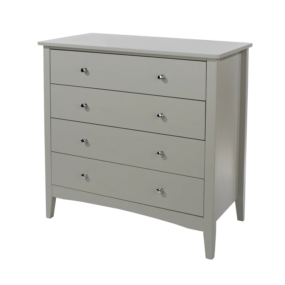 Core Products Como Grey 4 Drawer Chest