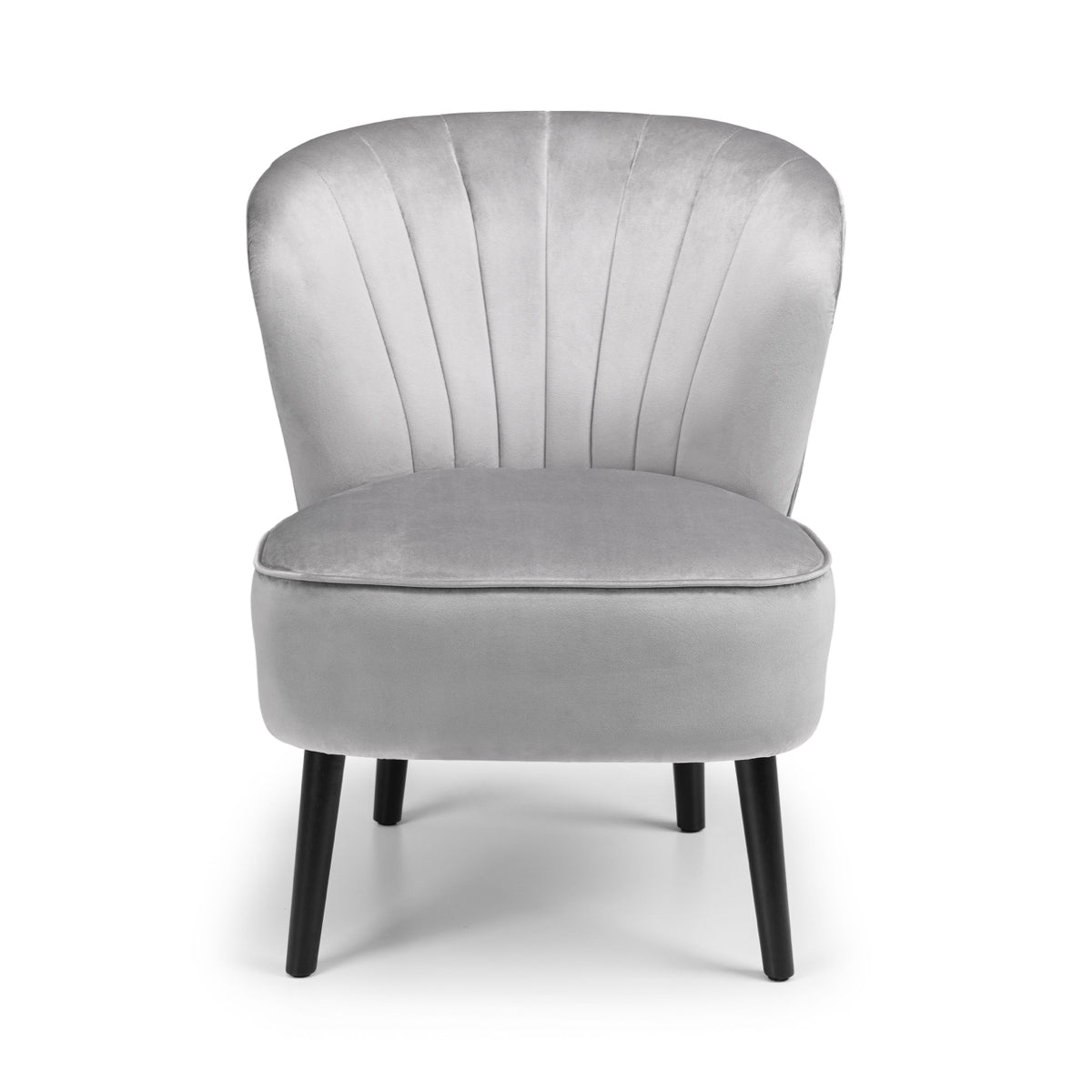 Julian Bowen, Coco Velvet Accent Chair, Grey