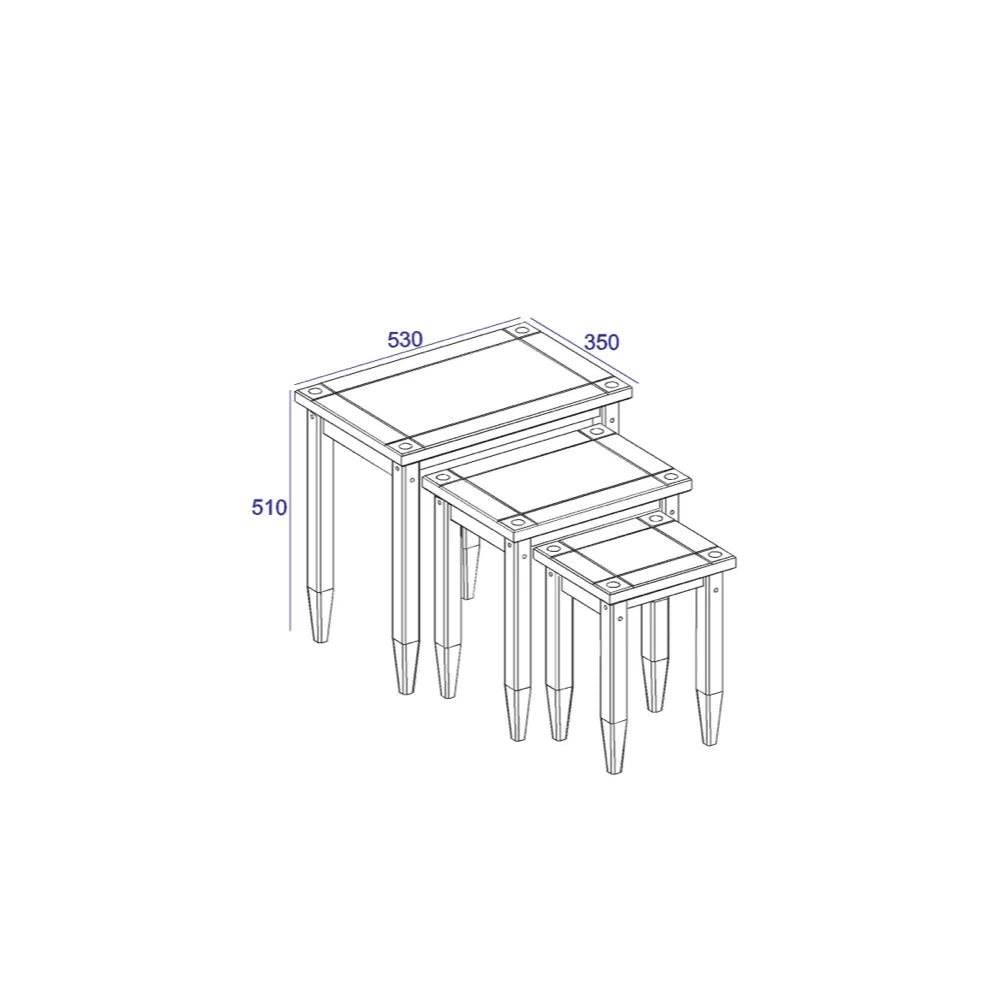 Core Products Corona Nest Of Tables
