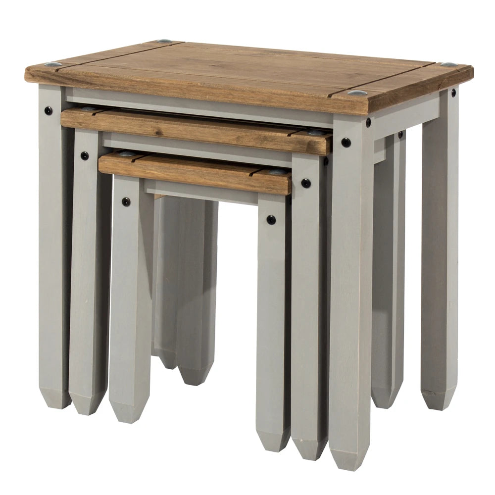 Core Products Corona Grey Nest Of Tables