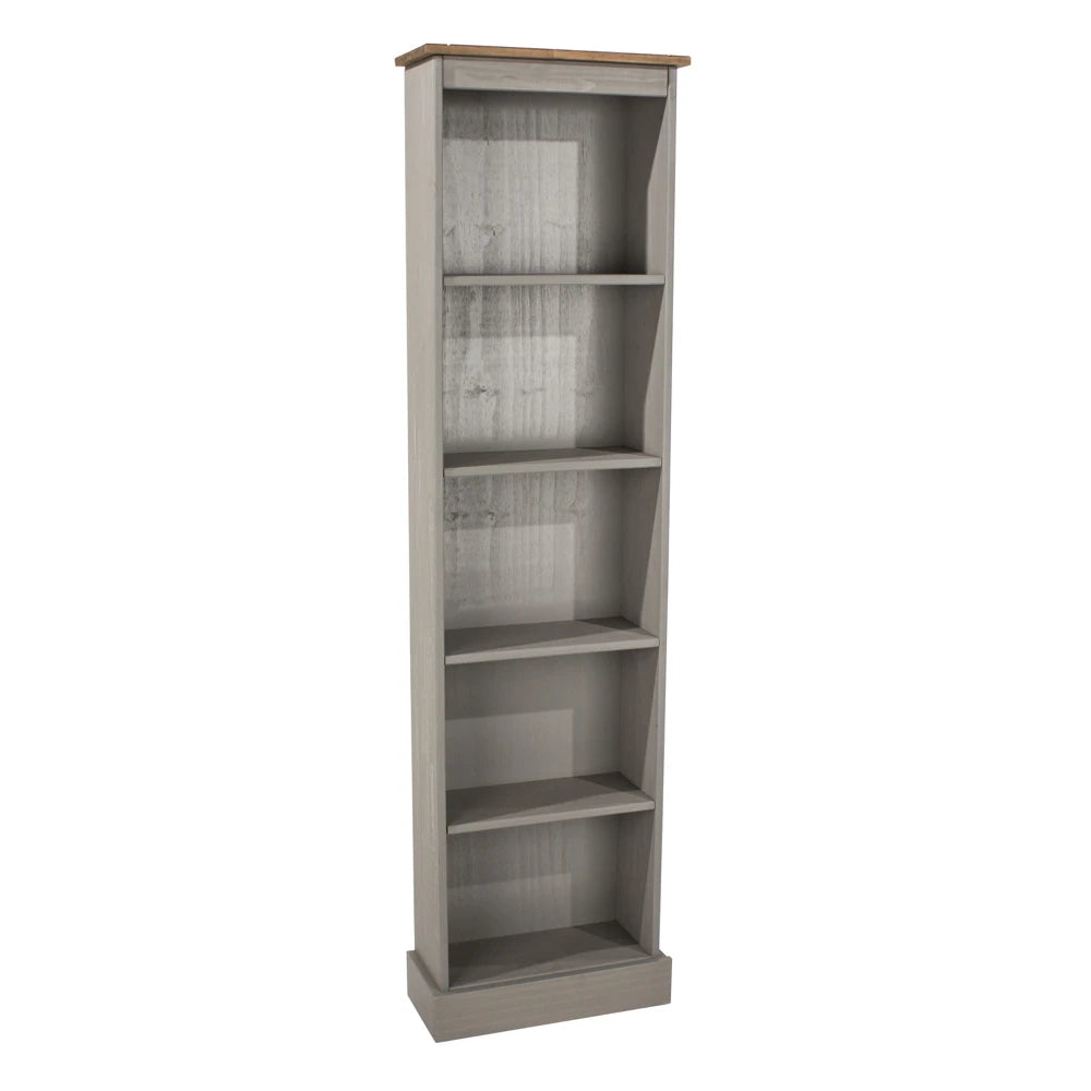 Core Products Corona Grey Tall Narrow Bookcases