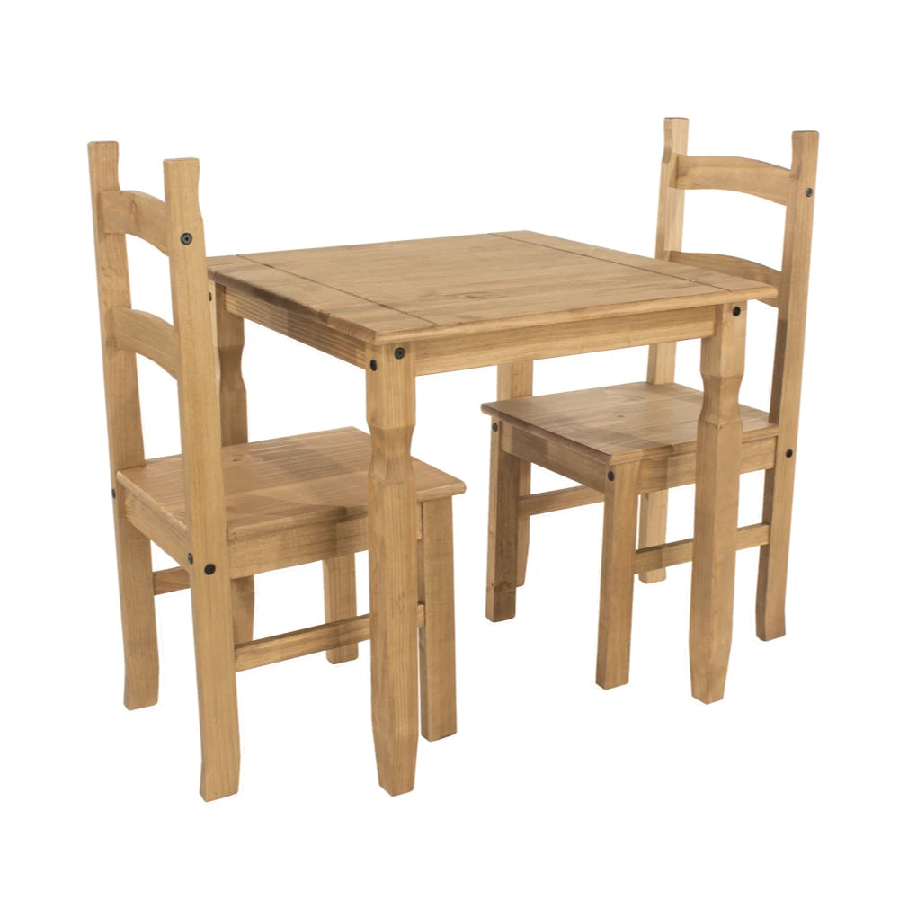 Core Products Corona Square Dining Table & 2 Chair Set