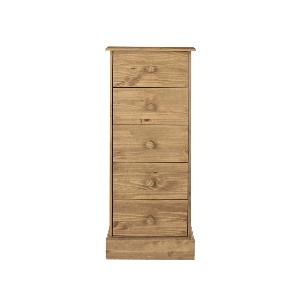 Core Products Cotswold 5 Drawer Narrow Chest