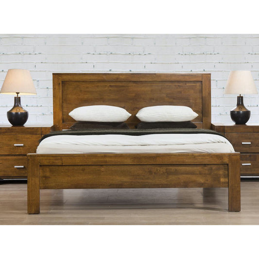 Heartlands Furniture California 5ft King Size Rustic Oak Wooden Bed Frame