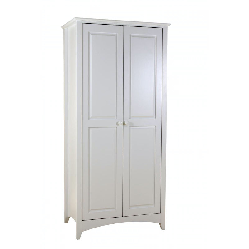 Heartlands Furniture Chelsea White Wardrobe 2 Door