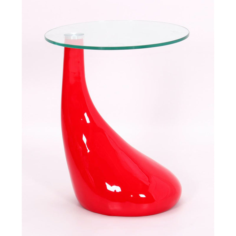 Heartlands Furniture Chilton Lamp Table Red