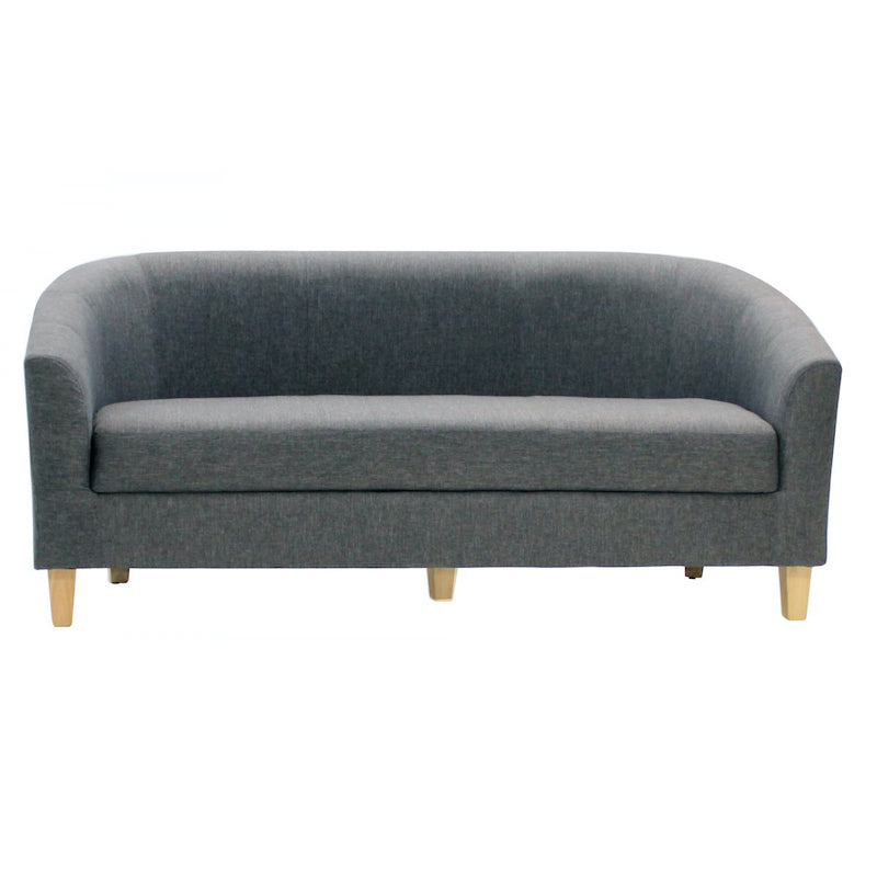 Heartlands Furniture Claridon 3 Seater Sofa Linen Fabric Dark Grey