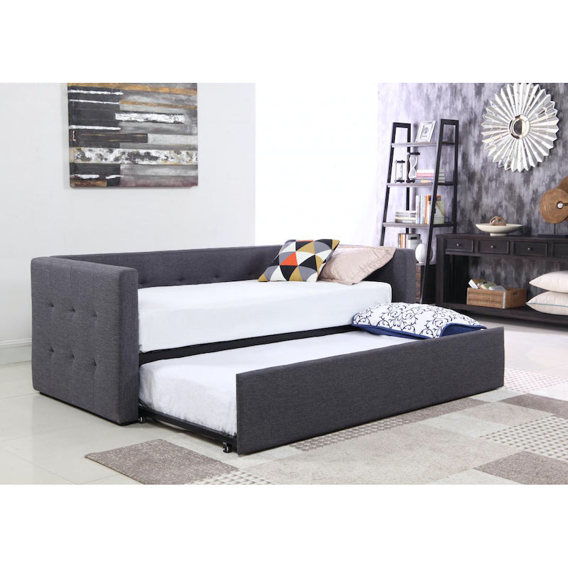 Heartlands Furniture Congo Day Bed Linen Fabric Grey