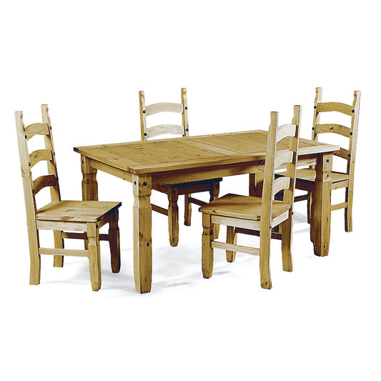 Heartlands Furniture Corona Dining Set with 4 Chairs