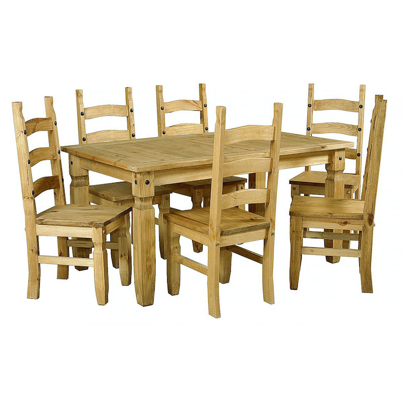 Heartlands Furniture Corona Dining Set with 6 Chairs