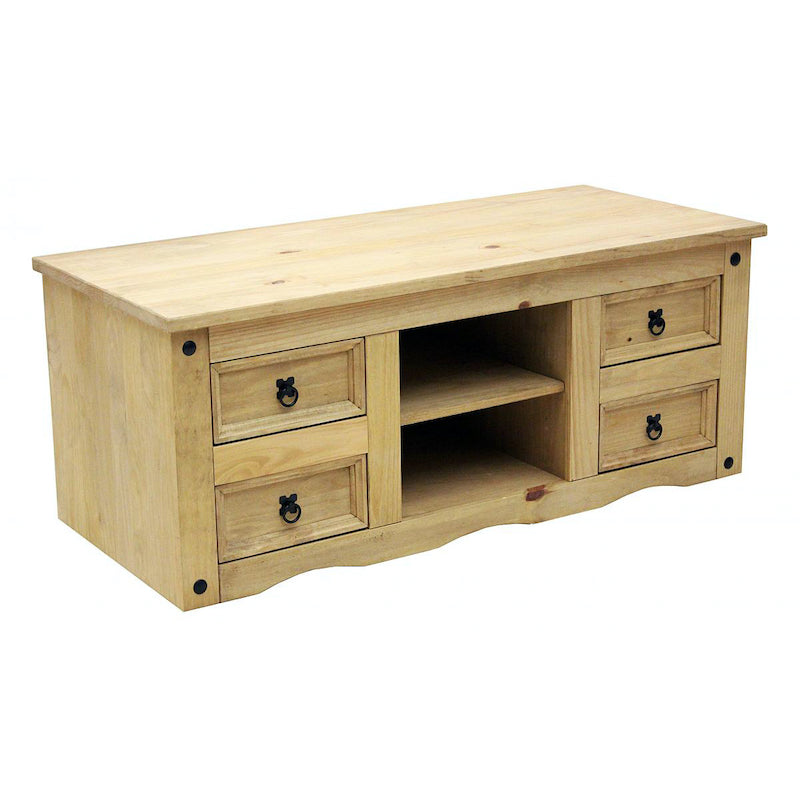 Heartlands Furniture Corona TV Wide with 4 Drawers