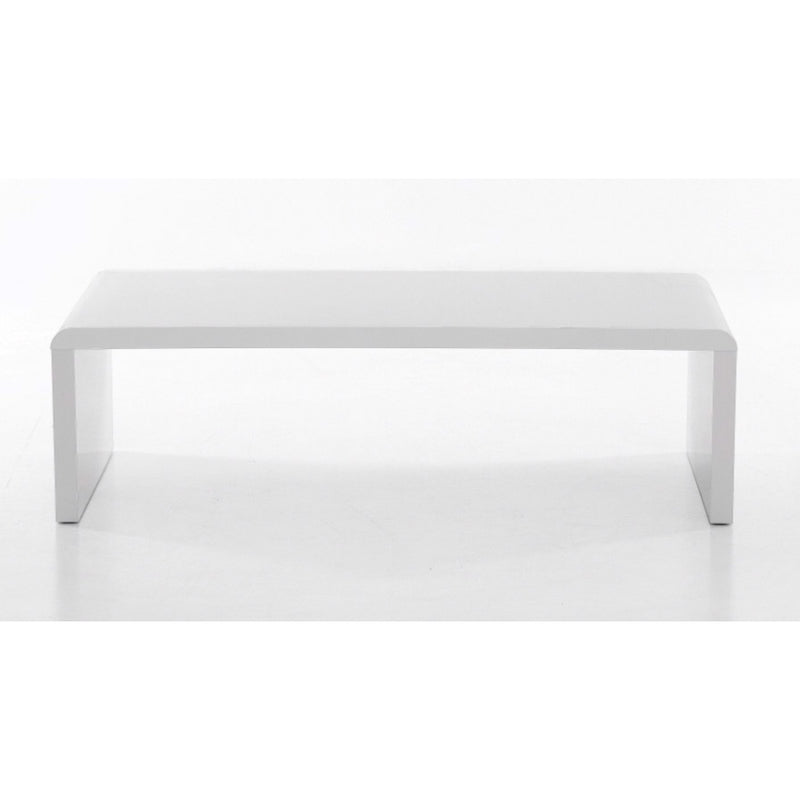 Heartlands Furniture Cutler High Gloss Coffee Table White