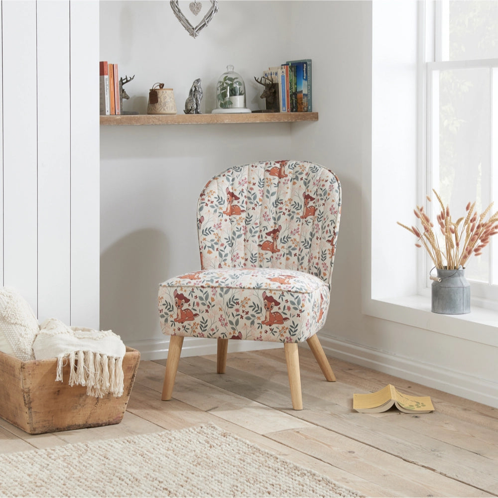 Disney Home, Bambi Accent Chair, White