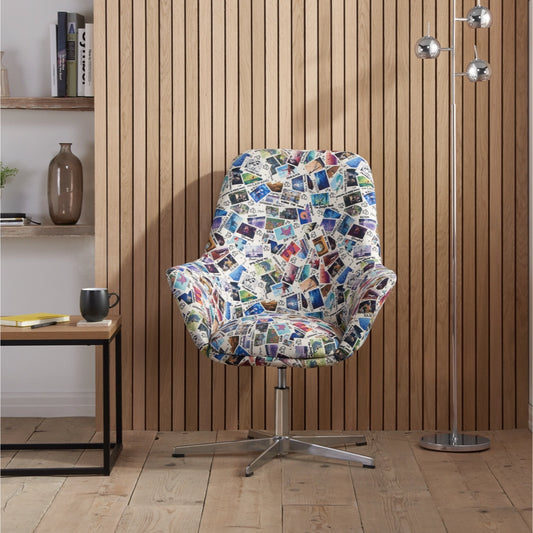 Disney Home, 100 Years Of Egg Swivel Chair, Multi-coloured