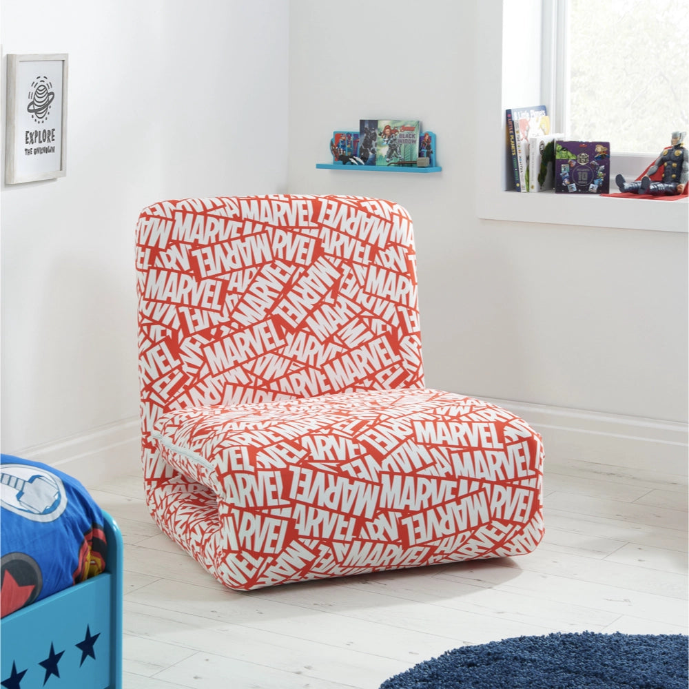 Disney Home, Marvel Fold Out Bed Chair, Red