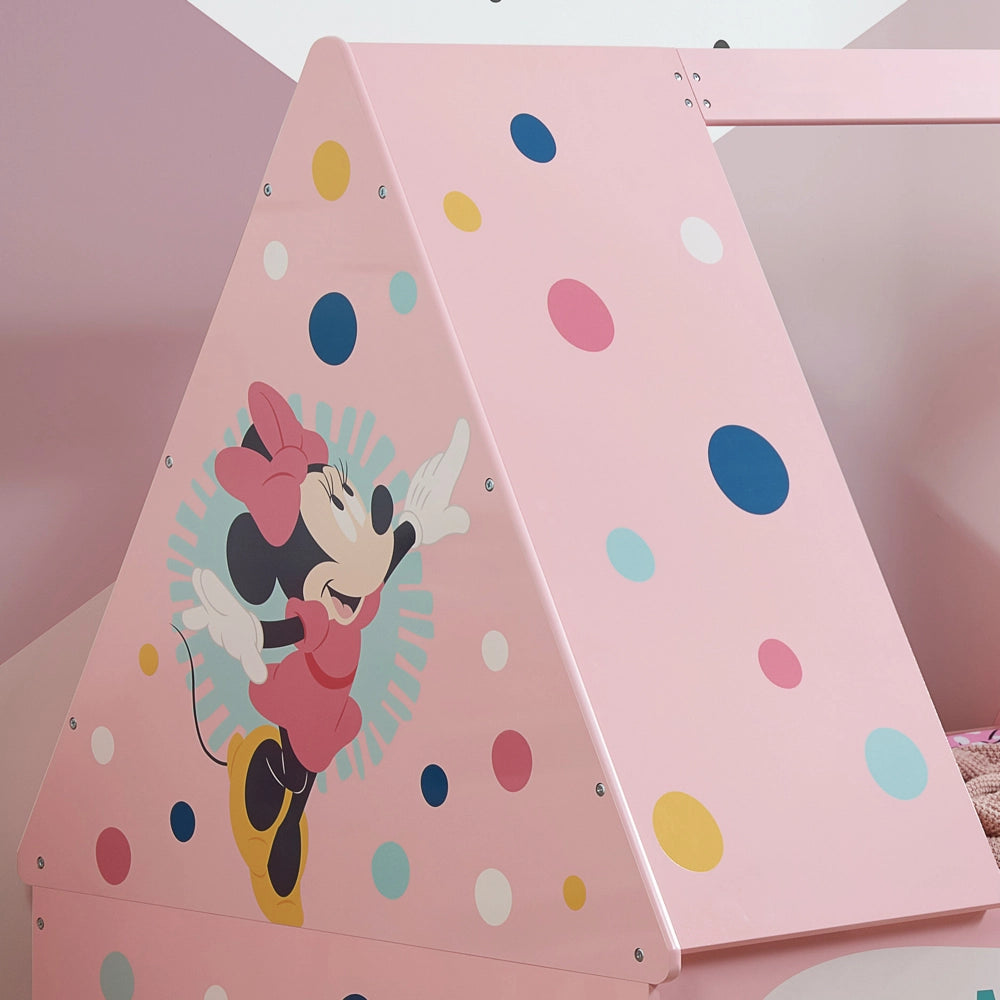 Disney Home, Minnie Mouse Single Tent Bed, Pink