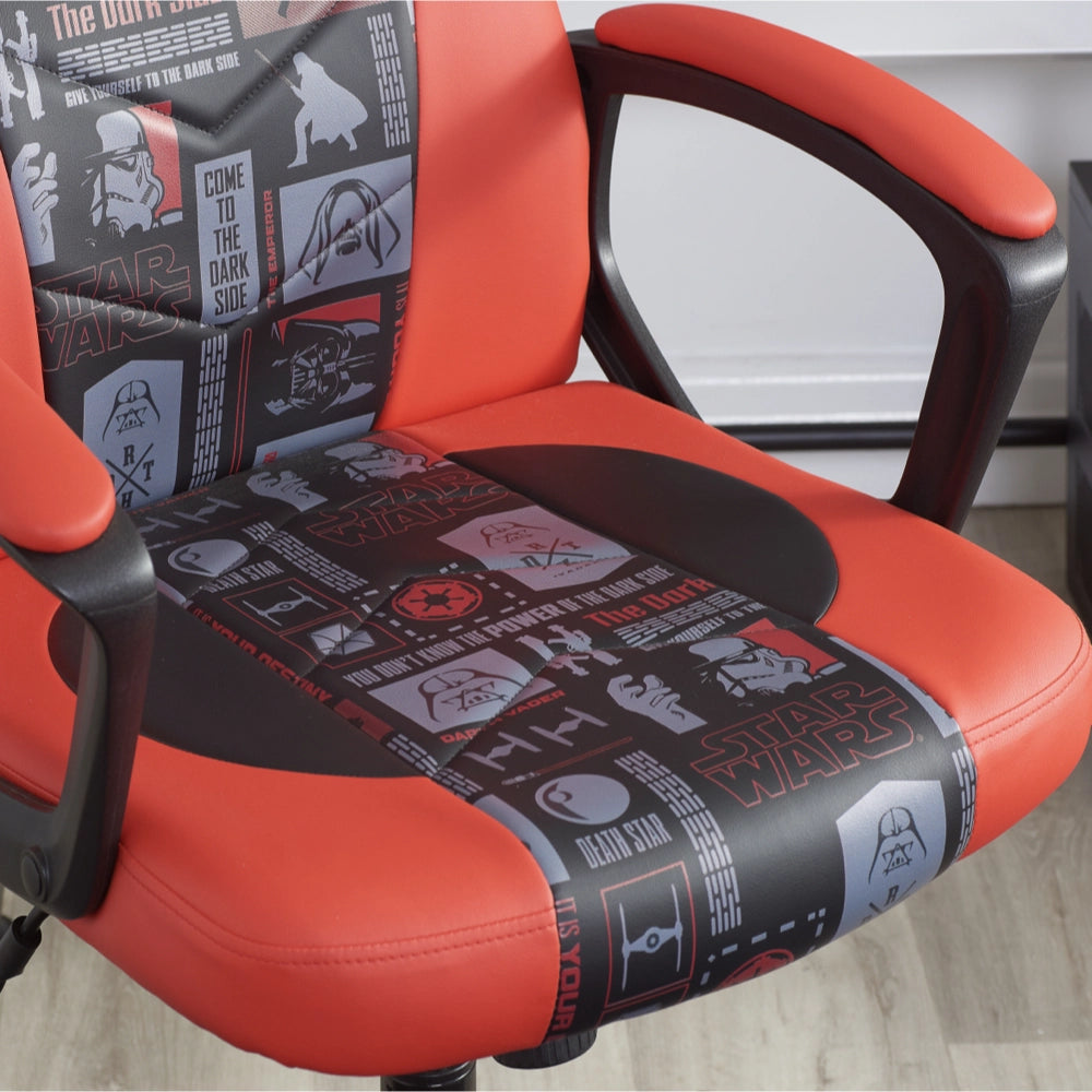 Disney Home, Star Wars Red Computer Gaming Chair, Red & Black
