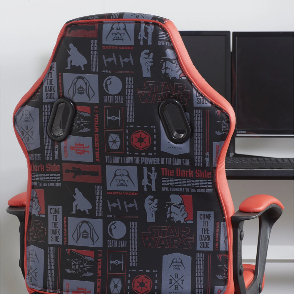 Disney Home, Star Wars Red Computer Gaming Chair, Red & Black
