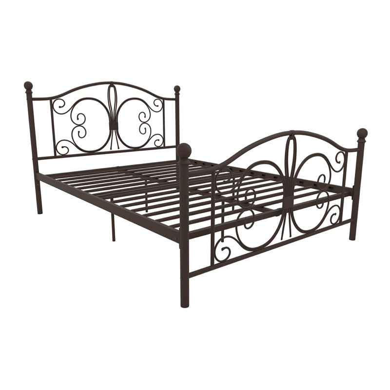 Dorel Bombay 4ft 6in Double Metal Bed Frame, Bronze