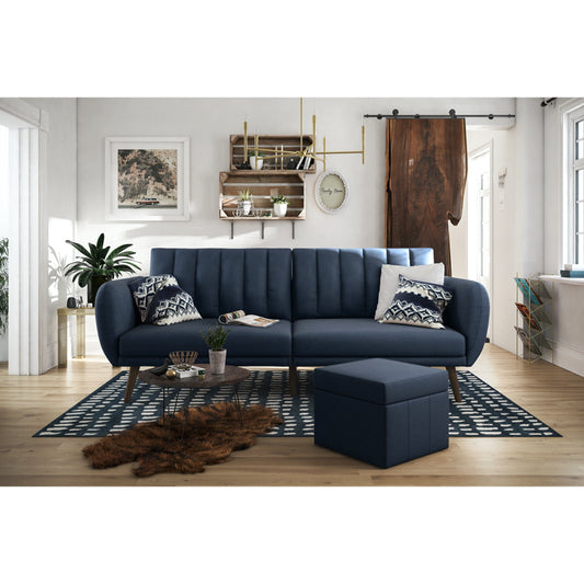 Dorel Brittany Sofa Bed Linen, Navy Blue