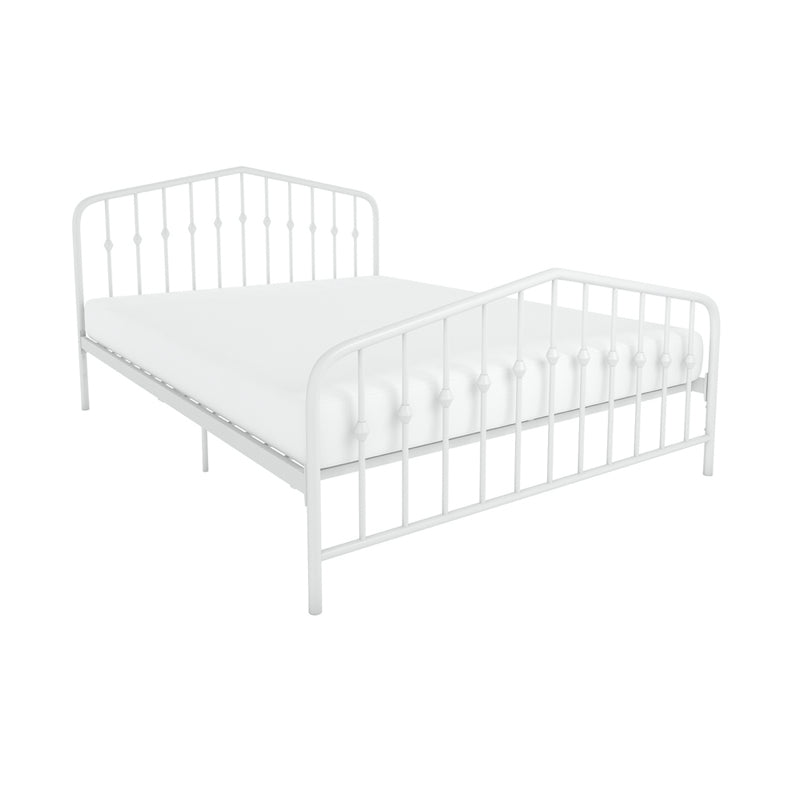 Dorel Bushwick 4ft 6in Double Metal Bed Frame, White