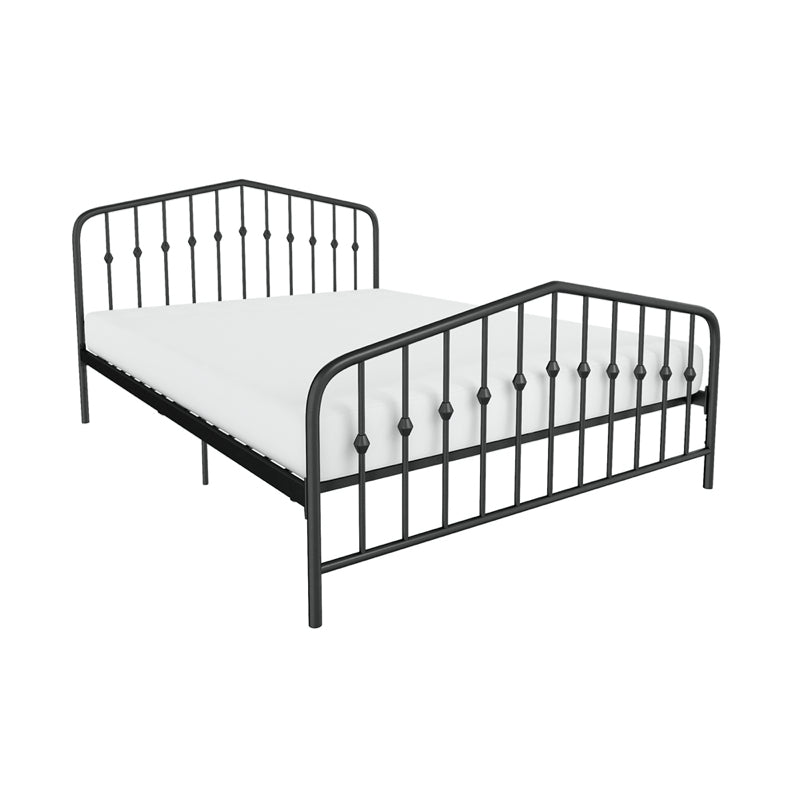 Dorel Bushwick 5ft King Size Metal Bed Frame, Black