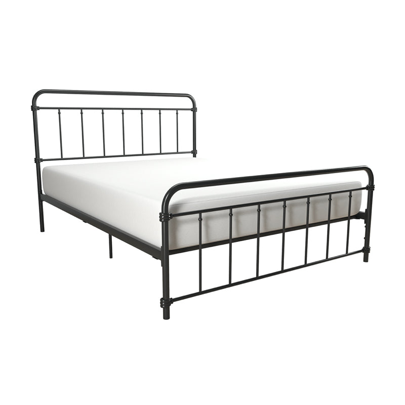 Dorel Wallace 4ft 6in Double Metal Bed Frame, Black
