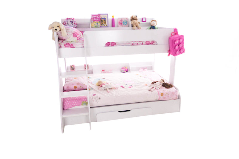 Flair Furnishings Flick Triple Bunk Bed White