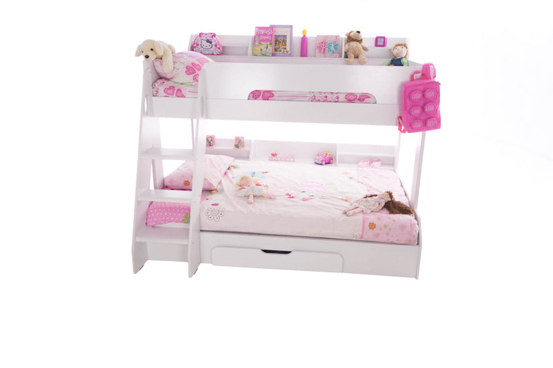 Flair Furnishings Flick Triple Bunk Bed White