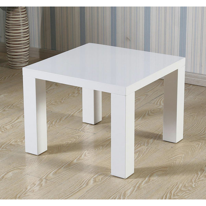 Heartlands Furniture Foxley Lamp Table High Gloss White