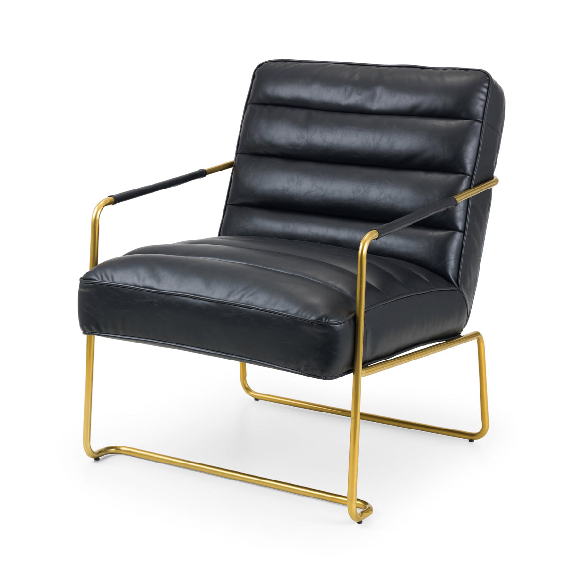 Julian Bowen, Giorgio Chair, Black & Gold