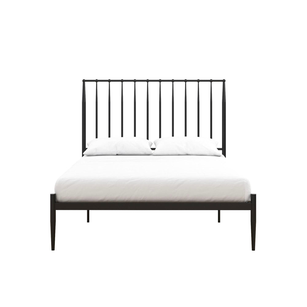 Dorel Home, Giulia 5ft King Size Metal Bed Frame, Black