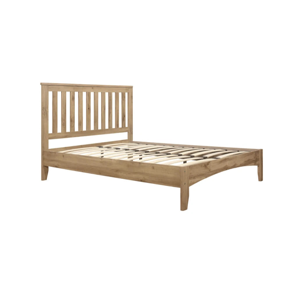 Birlea Hampstead 4ft 6in Double Wooden Bed Frame, Brown