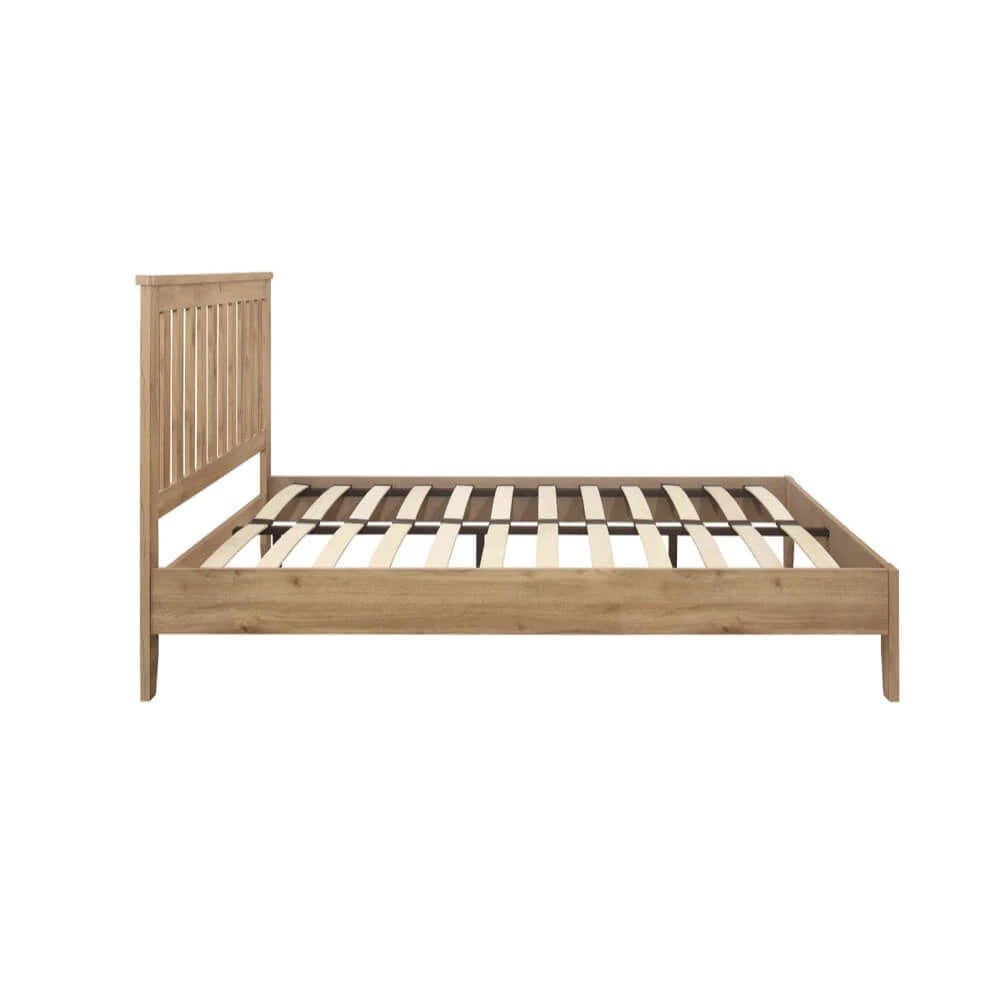 Birlea Hampstead 4ft 6in Double Wooden Bed Frame, Brown
