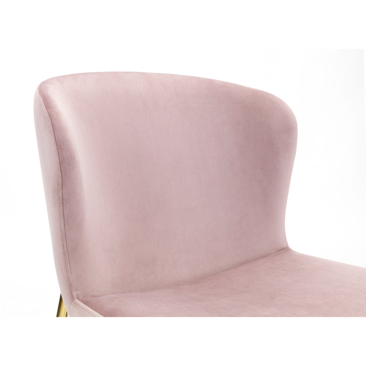 Julian Bowen, Harper Dining Chair, Dusty Pink & Gold