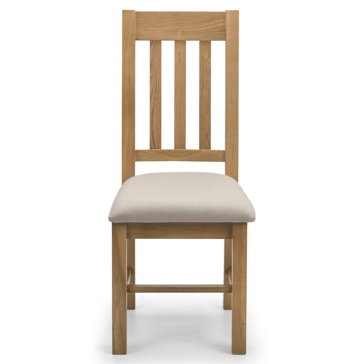 Julian Bowen, Hereford Dining Chair, Oak &  Taupe