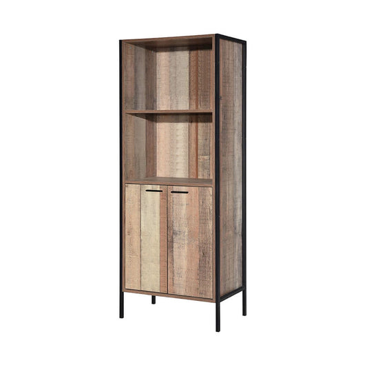 LPD Furniture Hoxton Bookcase-Display Cabinet, Wood