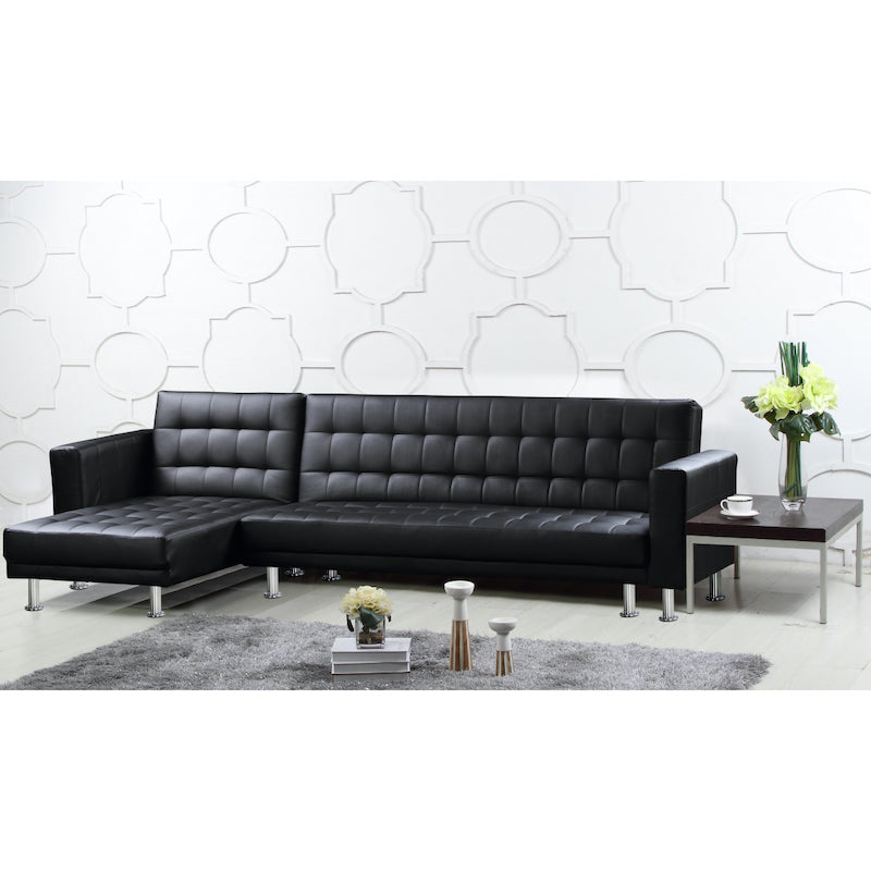 Heartlands Furniture Hawthorn Corner Multi Functional Sofa Bed PU & PVC Brown